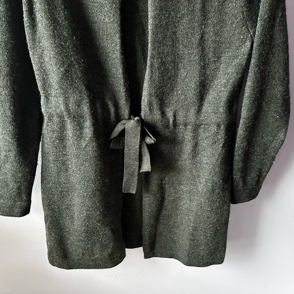 Susan Bristol Grey Merino Wool Cardigan Sweater Size S - Picture 4 of 10